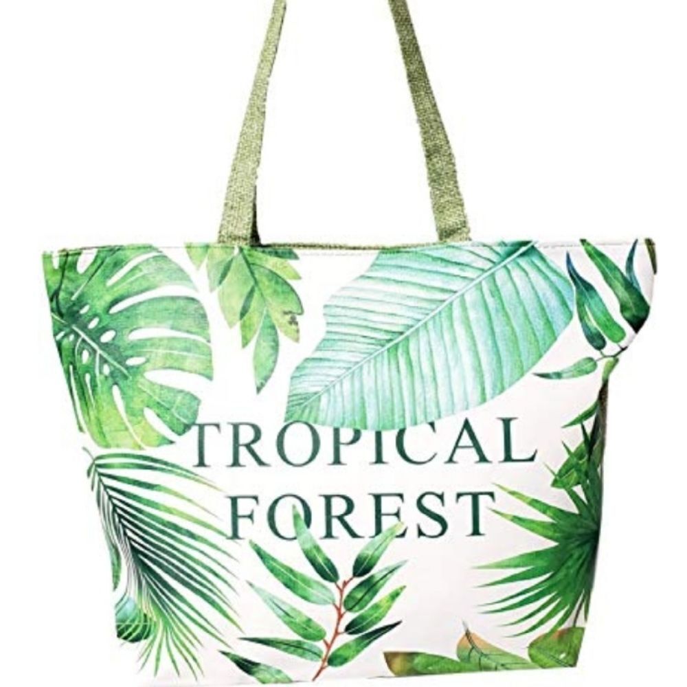 Tropical forest Tote/Beach Bag - Picture 2 of 10